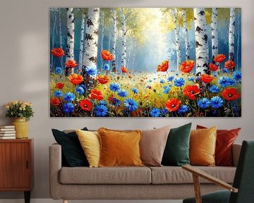 Birkenwald von AidasignArt