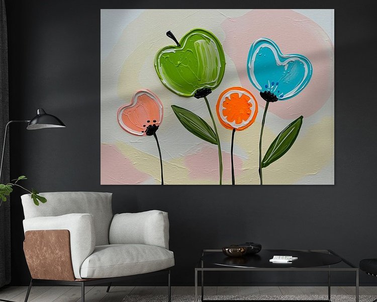 Example of the artwork in a room