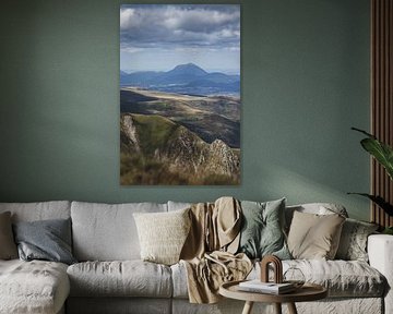 Puy de Dôme Volcanic Peak, France by Imladris Images