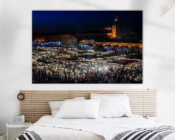 Djemaa el Fna in Marrakech by Dieter Walther