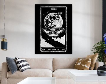 Luna Moth x Der Mond Tarot von Marith Buma