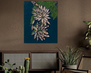 Tradition und Rhythmus auf den Flüssen von Dhaka, Bangladesch von Ewold Kooistra