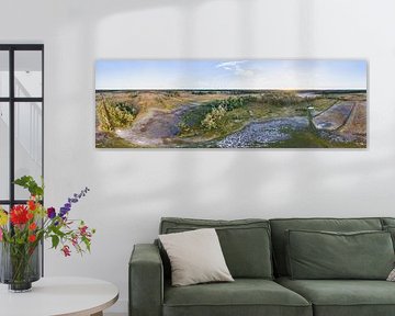 Les marais noyés du Buurserzand en 360° vus du ciel sur Paul Oostveen