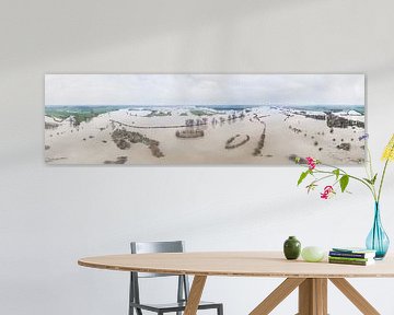 High tide in the river IJssel near Nijenbeek, in 360° from the air by Paul Oostveen