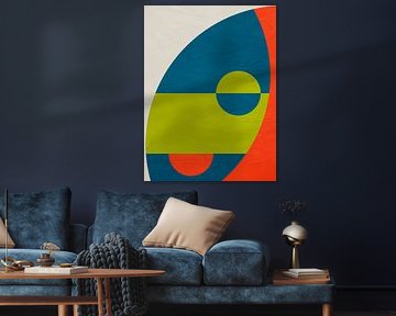 MODERN COLOURFUL GEOMETRIC ABSTRACT ART