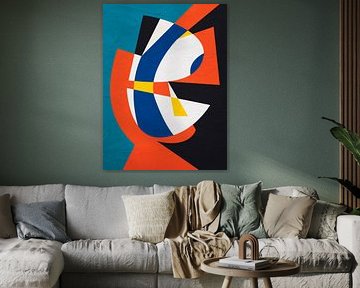 MODERN COLOURFUL GEOMETRIC ABSTRACT ART