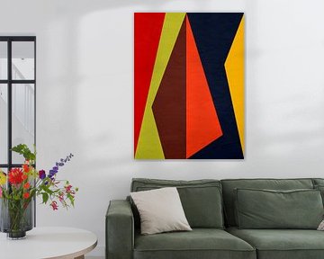 MODERN COLOURFUL GEOMETRIC ABSTRACT ART