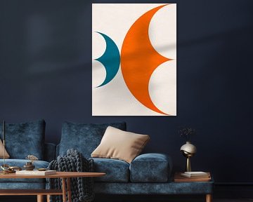 MODERN COLOURFUL GEOMETRIC ABSTRACT ART