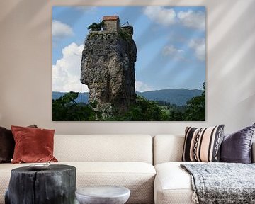 Katskhi Pillar in Georgia by Janita Elings