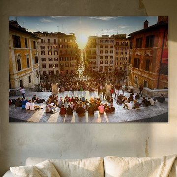 Rom - Spanische Treppe von Sjoerd Mouissie