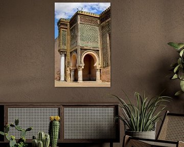 Bab El Mansour Laalej in Meknes by Dieter Walther