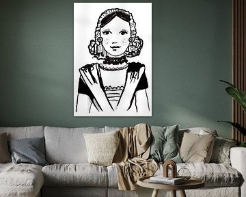 Zeeland girl from the land of Cadzand by Debbie van Eck