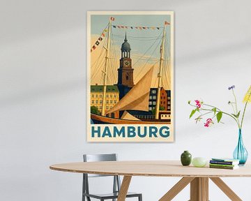 Michelblick - Hamburg's heart on the waterfront by Sabine Wagner