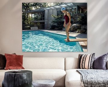 Defying Boundaries at the Pool by Jan Keteleer