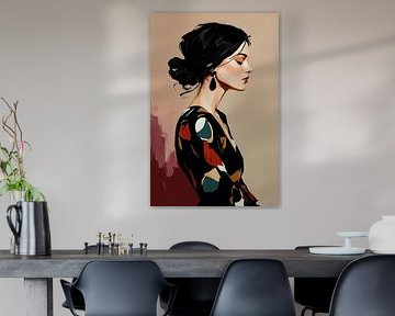 Grace, in Beige und Bordeaux Nr. 1 von Studio BB