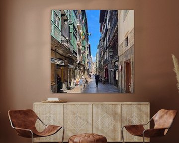 Bilbao, Altstadt von Digital Art Nederland