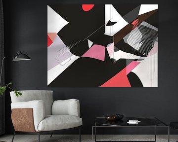 Tension and Balance abstract geometric art by Dutch Art Works