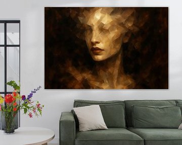 Faceted female portrait by Art & Soul Creations