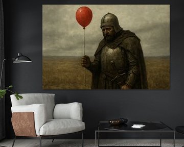 Medieval knight and balloon by Imperial Art House