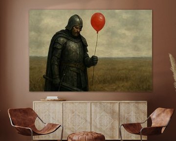 Medieval knight with balloon by Imperial Art House