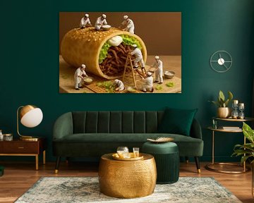 Cooks build a giant roll by Imperial Art House