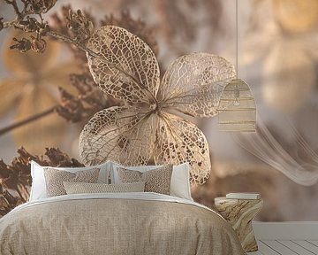 Panorama of a rural scene: Warmth in stillness and verva by Marjolijn van den Berg