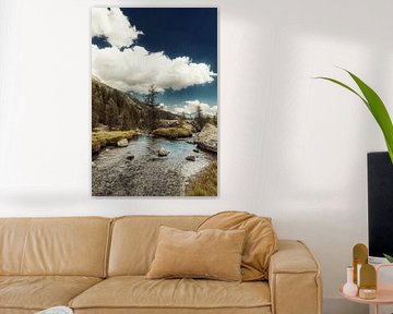 Bergbach in den italienischen Alpen - Lombardei von Dirk Wüstenhagen