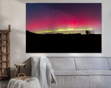 Northern lights over Upper Bavaria by Teresa Bauer