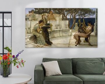 Lawrence Alma Tadema. Sappho and Alcaeus