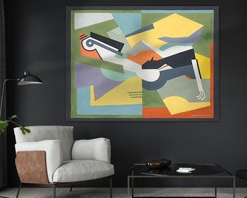 Reclining nude or cubist nude figure - Albert Gleizes (1921) by Jan Bechtum