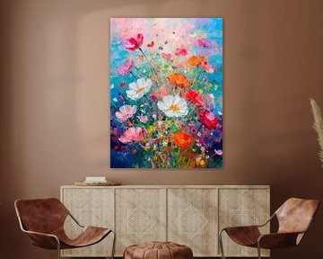 ZOMER: Een explosie van kleur in een dromerig bloemenveld