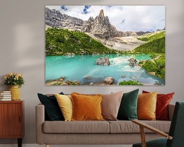 Lago di Sorapis in the Dolomites by Gunter Nuyts