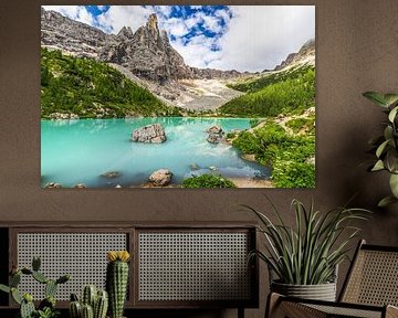 Lago di Sorapis in the Dolomites by Gunter Nuyts