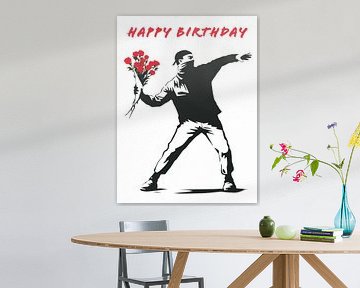 Alles Gute zum Geburtstag | Banksy Stil von Frank Daske | Foto & Design