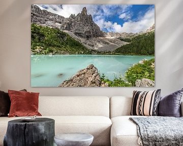 Lago di Sorapis in the Dolomites by Gunter Nuyts