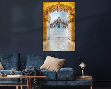 In de gouden omlijsting van sereniteit