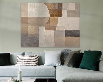 Modern minimalistisch: Leinentexturen in neutralen Farbtönen von STUDIO ARTSY