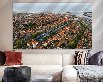 Harlingen in de Ochtend – Historische Havenstad bij Zacht Licht van Ewold Kooistra