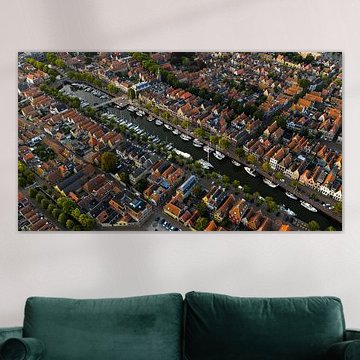 Lumière sur Harlingen - Ville historique sur la mer des Wadden sur Ewold Kooistra