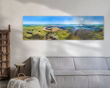 Tetjehorn in 't Roegwold, in 360° from the air by Paul Oostveen