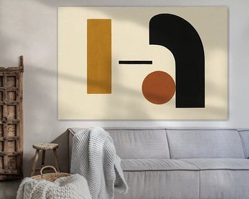 Geometric shapes with soft contrast by Art & Soul Creations