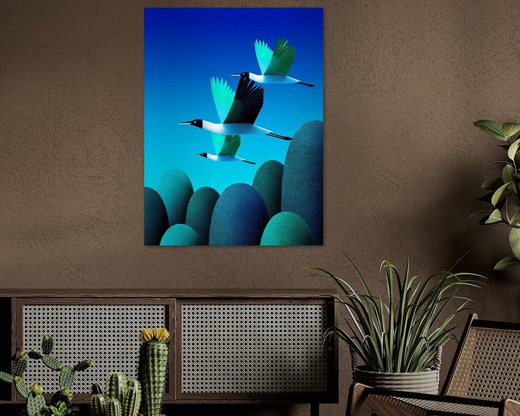 Example of the artwork in a room