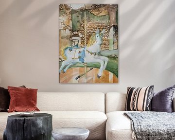 The beautiful carousel horse from France by Renate Kreft