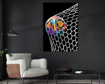 footboall pop art by IHSANUDDIN .