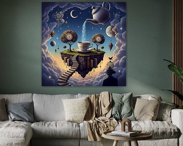 Droomlandschap voorbij de werkelijkheid