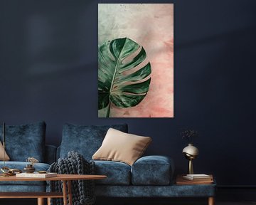 Monstera Pflanze | Botanische Kunst von Lauren Wilde