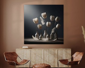 Still life of tulips by Jessica Berendsen