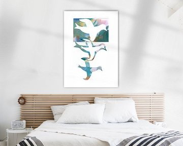 Collage ''Lass es sein'' von Sara Haver