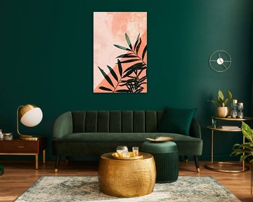 Graphic Japandi Botanical Art by Lauren Wilde