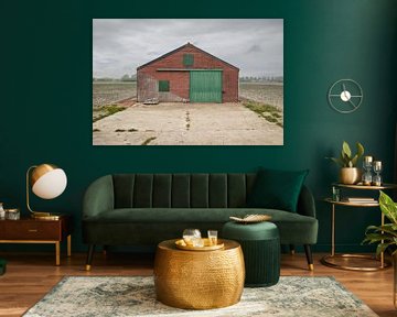 Ruhige Scheune auf dem Lande